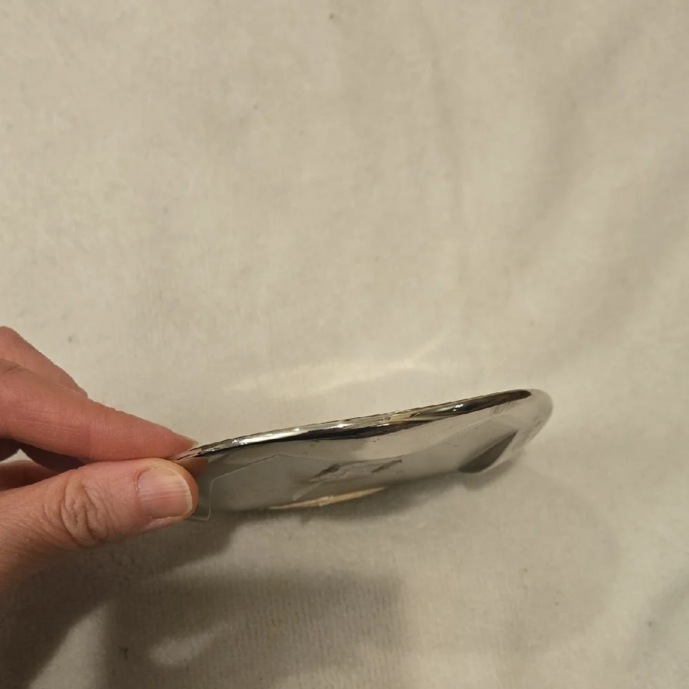 Dansk Silver Oval Desk Sculpture / Paperweight - 4.5